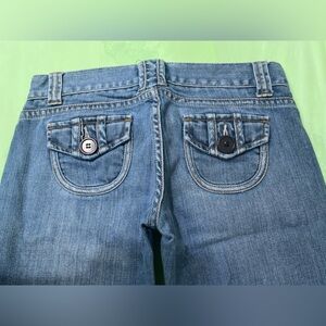 LOW RISE VINTAGE CLASSIC 60 Blue Women's Jeans with Buttoned Pocket SIZE 0